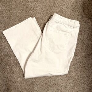 Chico’s Platinum White Cropped Jeans